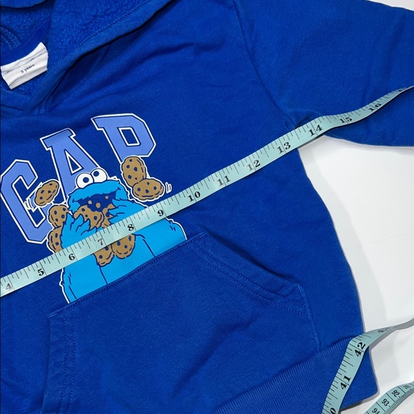 GAP Kids Blue Hoodie with Cookie Graphic - Picture 5 of 7
